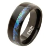 Abalone Shell Ring - Sort^Inox Discount