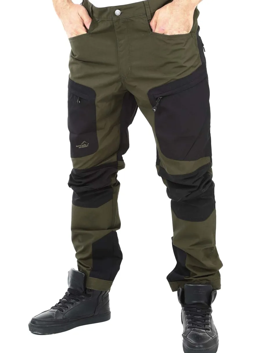 active_stretch_long_friti_0-2.webp Active Stretch Long Fritidsbukser - Grön^Arrak Outdoor Best