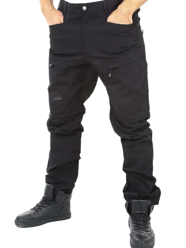 Active Stretch Long Fritidsbukser - Svart^Arrak Outdoor Online