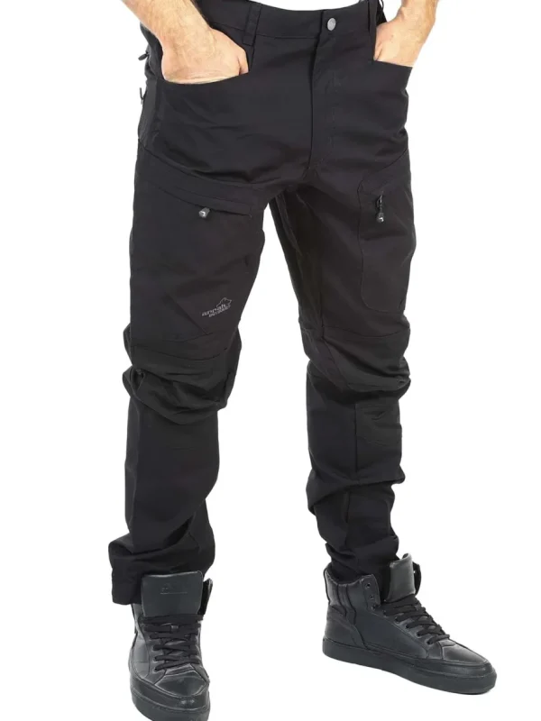 Active Stretch Long Fritidsbukser - Svart^Arrak Outdoor Online