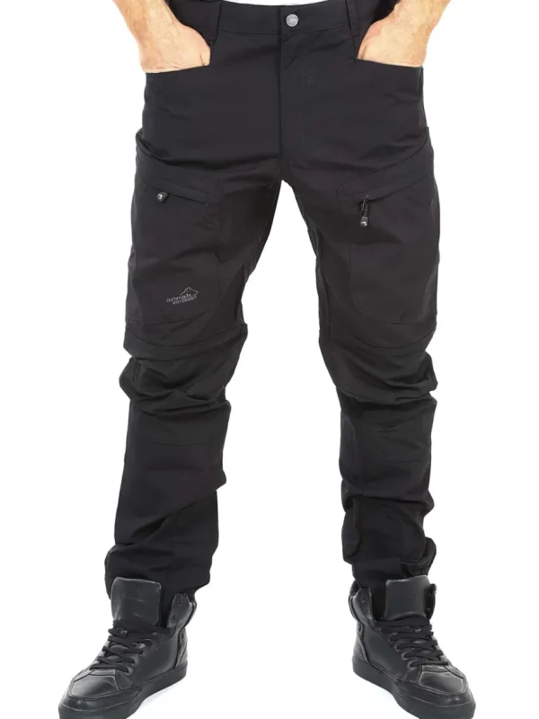 Active Stretch Long Fritidsbukser - Svart^Arrak Outdoor Online