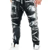 Ahti Slim Fit Jeans - Sort/Hvid^Kingz Fashion