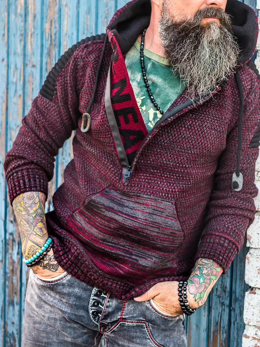 artemis_hoodie__vinrdsort_1.webp Artemis Hoodie - Vinrød/Sort^Rusty Neal Outlet