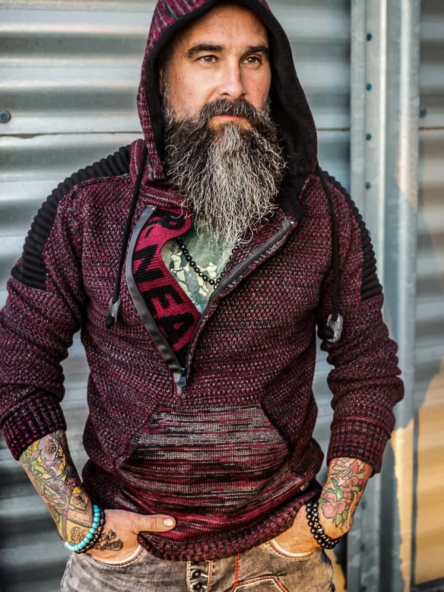 artemis_hoodie__vinrdsort_12.webp Artemis Hoodie - Vinrød/Sort^Rusty Neal Outlet