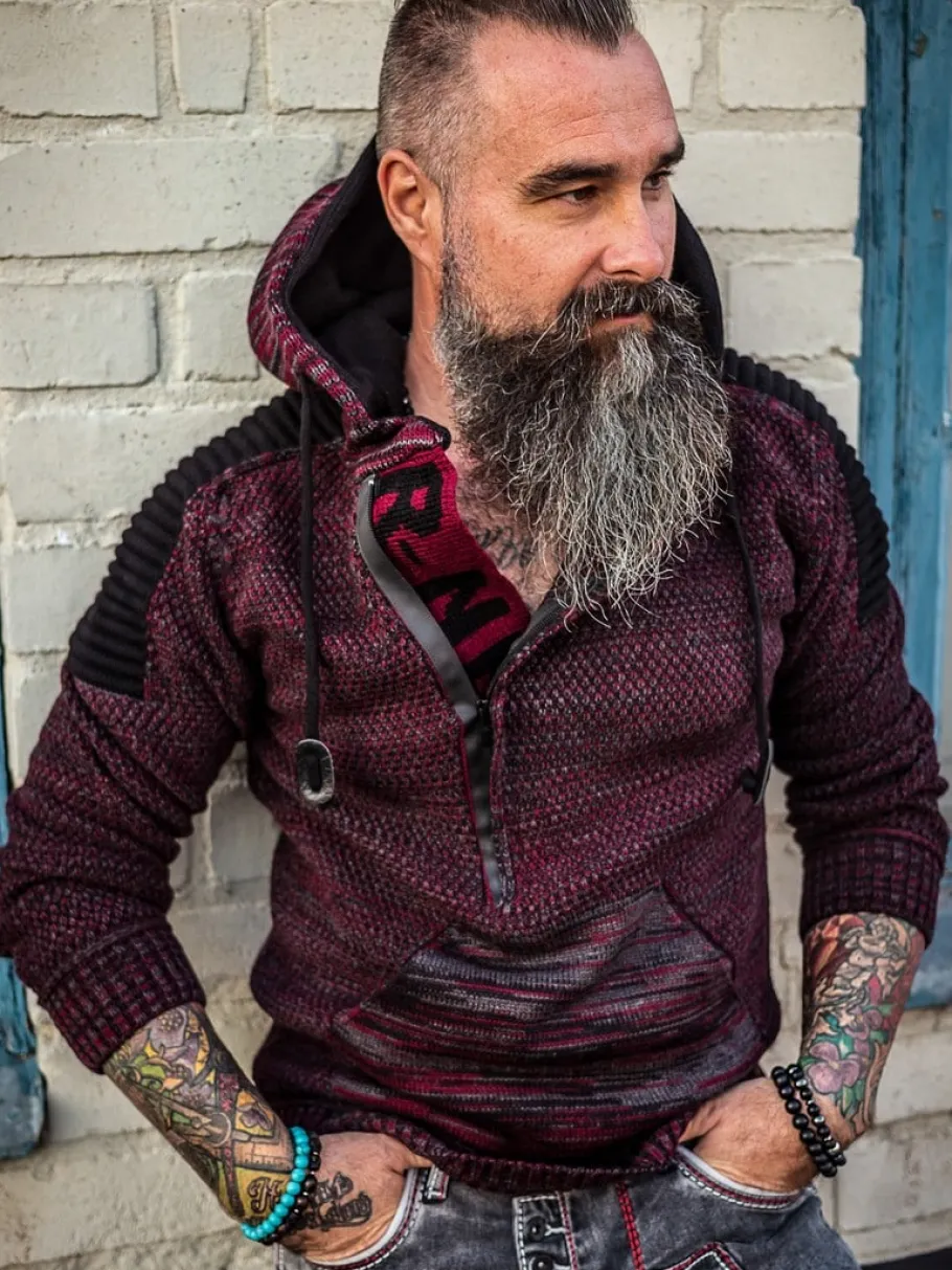 artemis_hoodie__vinrdsort_2.webp Artemis Hoodie - Vinrød/Sort^Rusty Neal Outlet