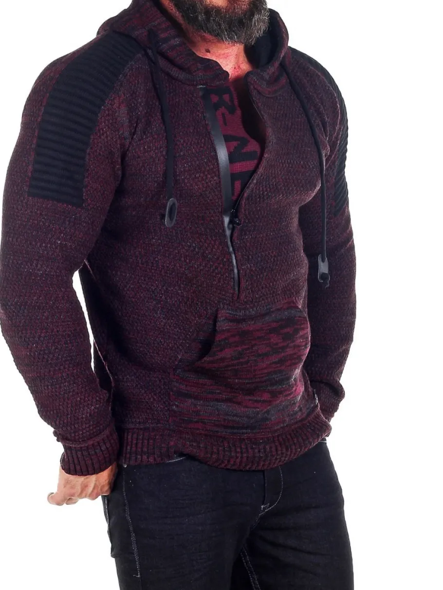 artemis_hoodie__vinrdsort_7.webp Artemis Hoodie - Vinrød/Sort^Rusty Neal Outlet