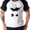 Banksy´s Graffiti Panda T-shirt - Hvid/Sort^Urban Classic Hot