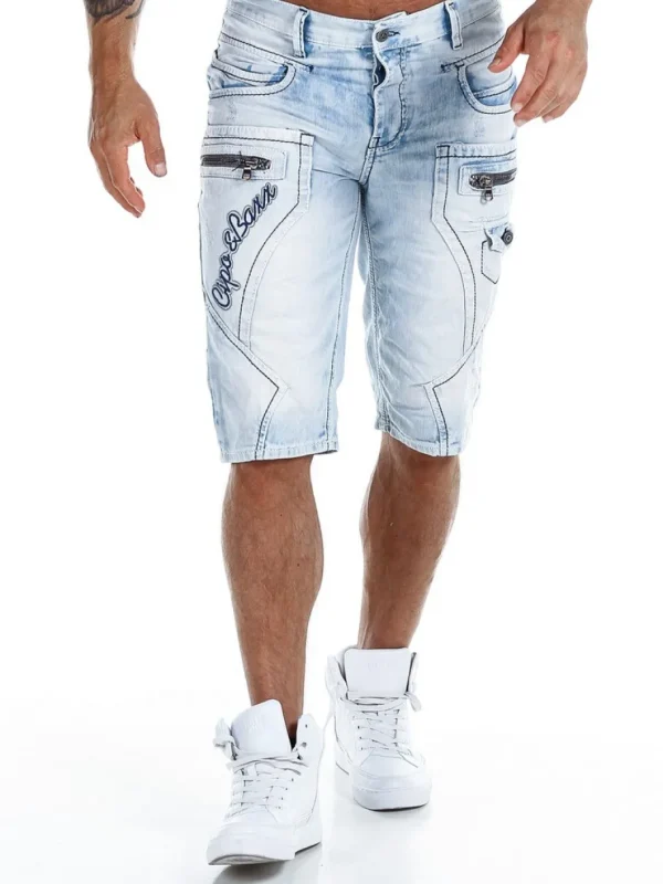 Barillo Shorts - Lyseblå^Cipo & Baxx Fashion