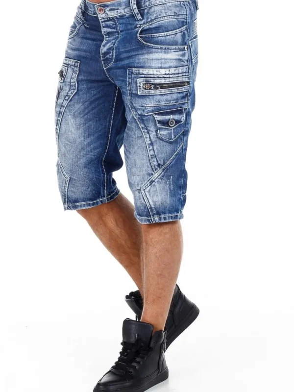 Barillo Shorts - Mørkeblå^Cipo & Baxx Fashion