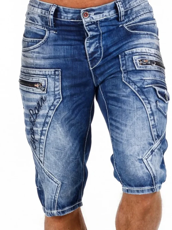 Barillo Shorts - Mørkeblå^Cipo & Baxx Fashion