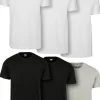 Basic T-shirts 6-Pak - Sort/Hvid/Grå^Urban Classics Sale