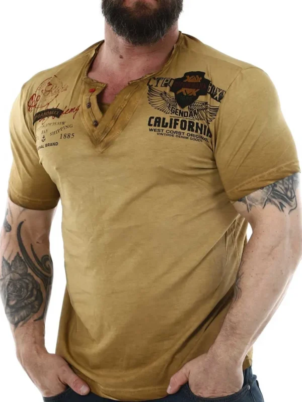Bay T-shirt - Lysebrun^Cipo & Baxx New
