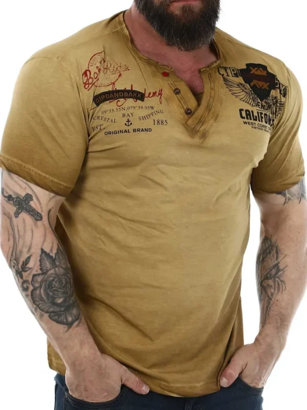 Bay T-shirt - Lysebrun^Cipo & Baxx New