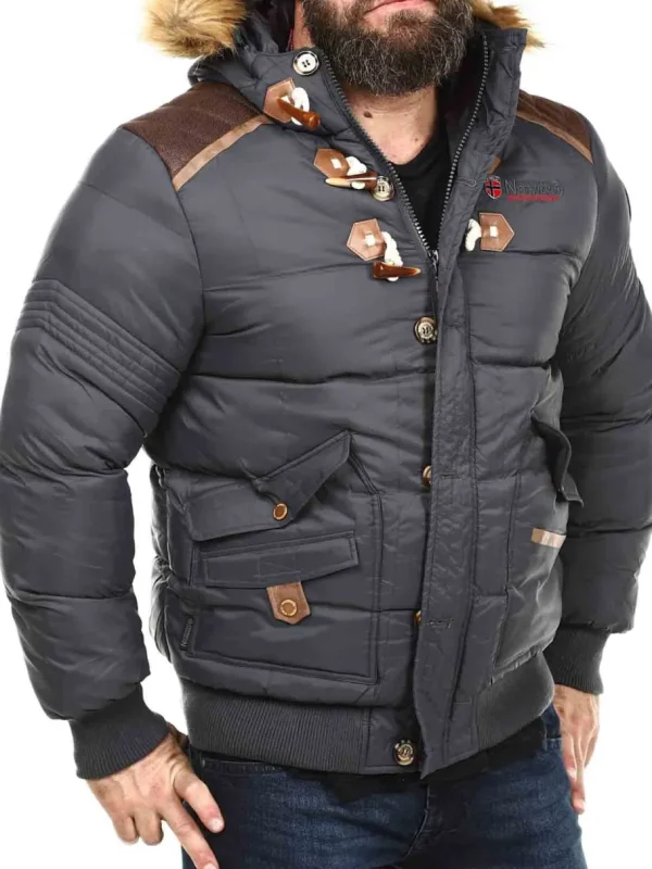 Belphegore Geo Norway Vinterjakke - Mørkegrå^Geographical Norway Best