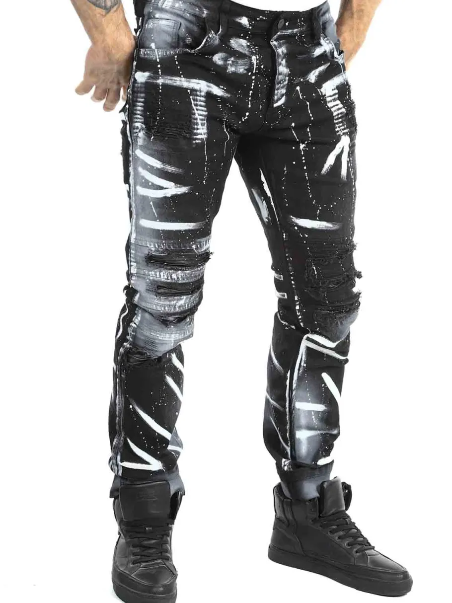 beneli_kingz_jeans__sorth_2.webp Beneli Jeans - Sort/Hvid^Kingz Outlet