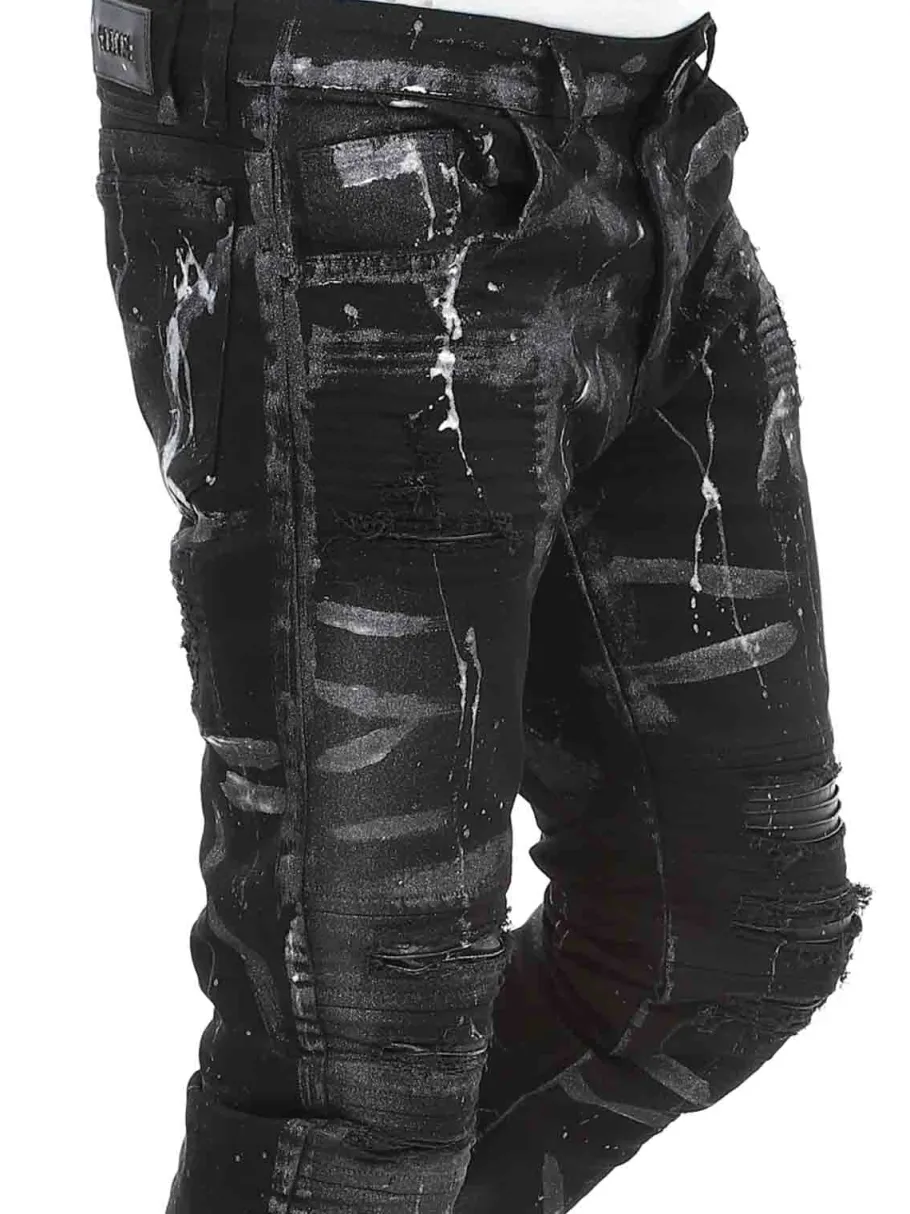 beneli_kingz_jeans__sorts_0.webp Beneli Jeans - Sort/Sølv^Kingz New