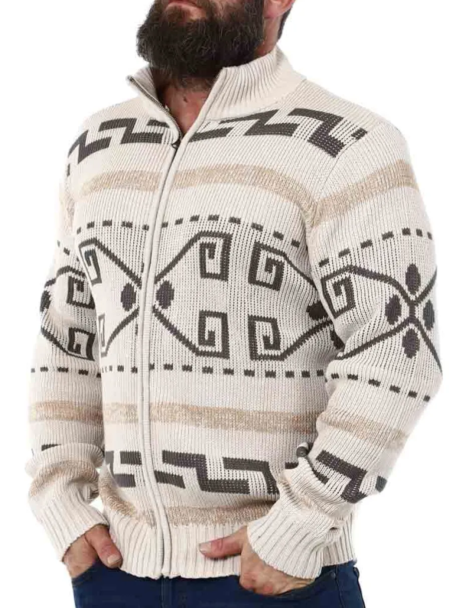 bent_indicode_strikket_tr_0.webp Bent Strikket Trøje - Beige^Indicode Fashion