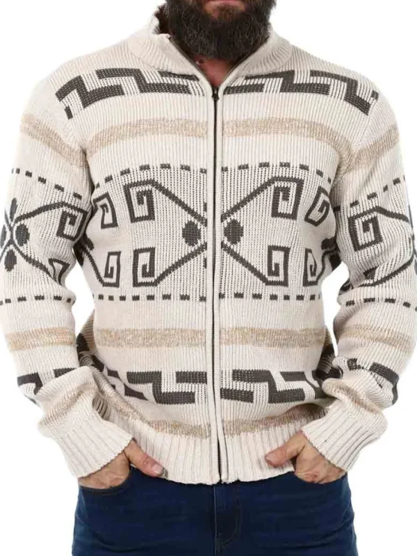 Bent Strikket Trøje - Beige^Indicode Fashion