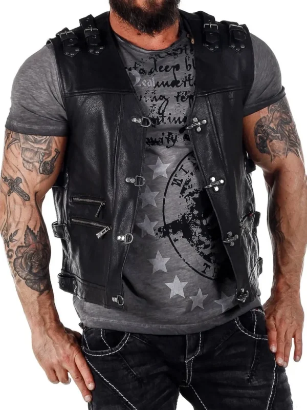 Biker D12 Skindvest - Sort^Dirty 12 Outlet
