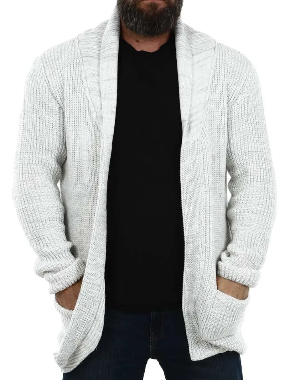 birch_cardigan__valkoinen_0.webp Birch Cardigan - Valkoinen/Harmaa^Carisma Sale