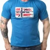 Bizau Geo Norway T-shirt - Blå^Geographical Norway Online
