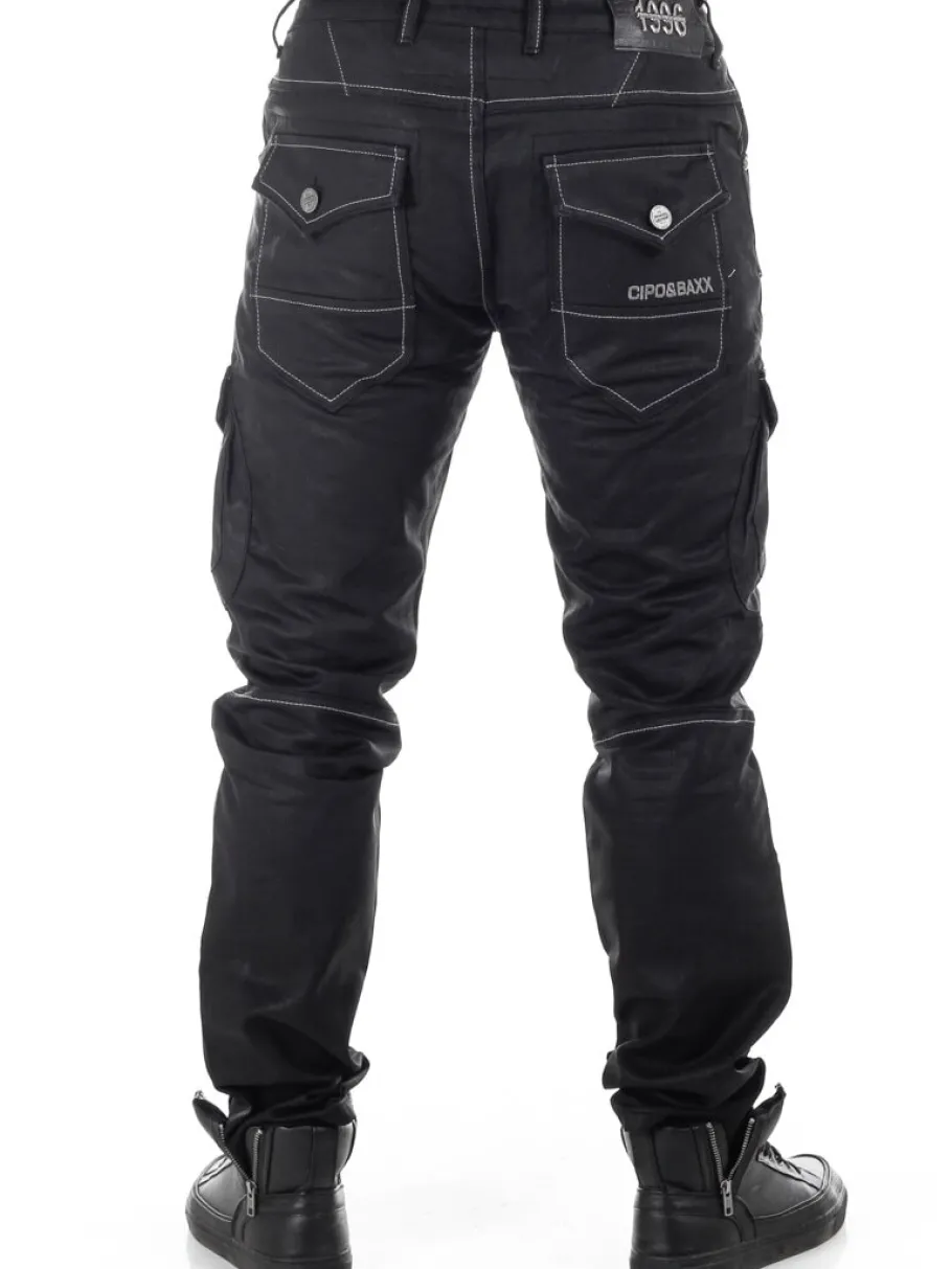 blizzard_command_cargo_je_3-5.webp Blizzard Command Cargo Jeans - Sort^Cipo & Baxx Clearance