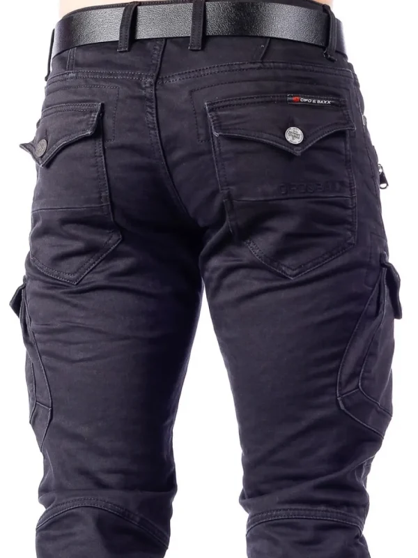 Blizzard Command Cargo Jeans - Sort/Sort^Cipo & Baxx Fashion