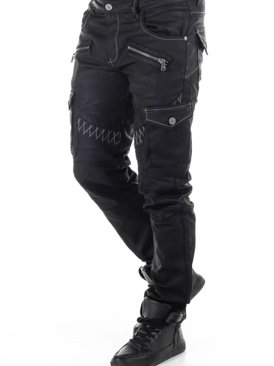 blizzard_command_cargo_je_4-5.webp Blizzard Command Cargo Jeans - Sort^Cipo & Baxx Clearance