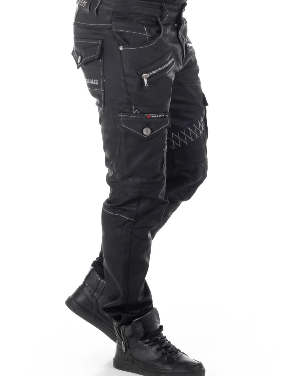 blizzard_command_cargo_je_6-5.webp Blizzard Command Cargo Jeans - Sort^Cipo & Baxx Clearance