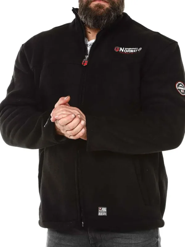Bolt Geo Norway Fleecejakke - Sort^Geographical Norway New