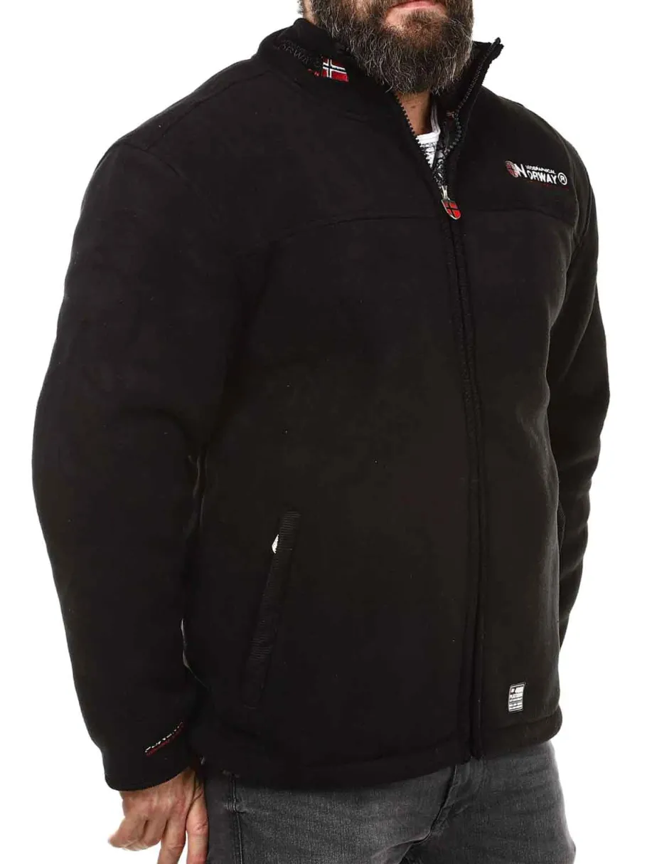 bolt_geo_norway_fleecejak_4.webp Bolt Geo Norway Fleecejakke - Sort^Geographical Norway New