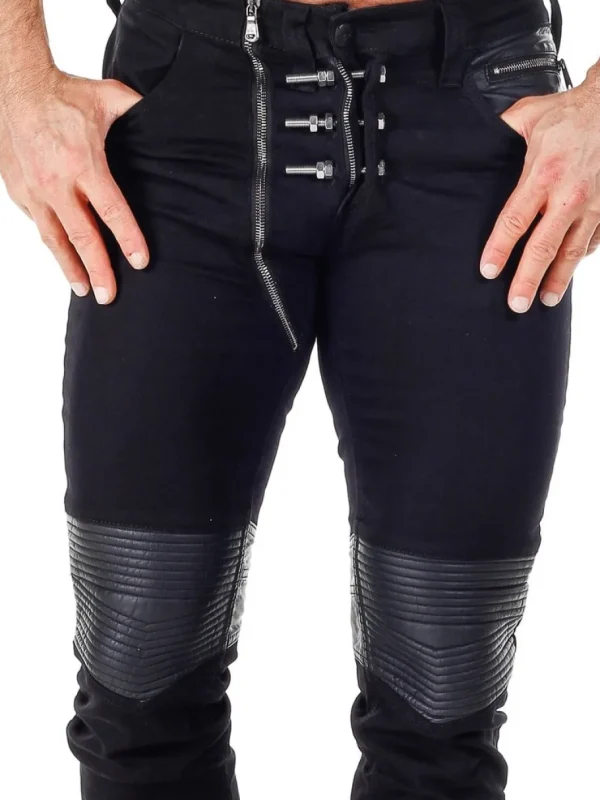 Bolted Jeans - Sort^Kingz Fashion