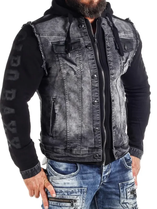 Boyd Jeansjakke - Sort^Cipo & Baxx Clearance