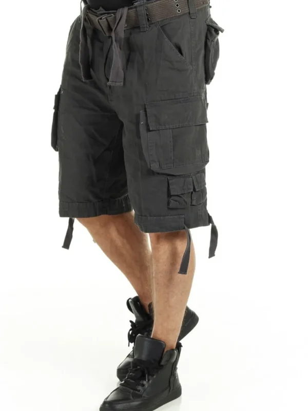 Savage Vintage Shorts - Mørkegrå^Brandit Clearance