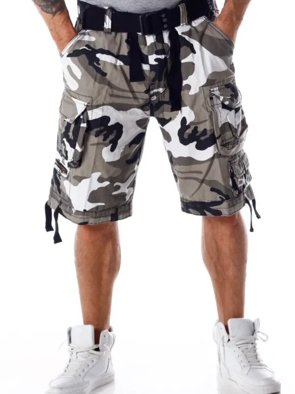 Savage Vintage Shorts - Hvid/Camo^Brandit Discount