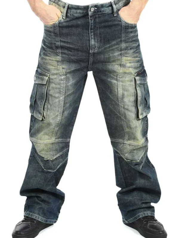 Brock Jeans - Blå/Grøn^Cipo & Baxx Sale