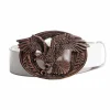 Bronzed Eagle Laderbalte - Hvid^Cipo & Baxx Clearance