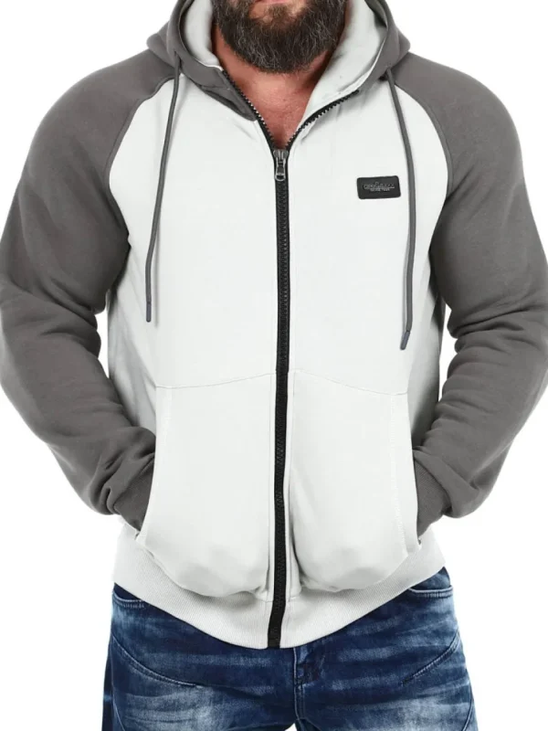 Calder Zip Hoodie - Grå^Cipo & Baxx Online