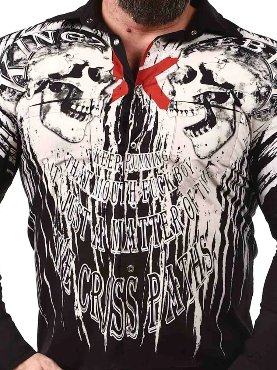capone_kingz_skjorte__sor_9.webp Capone Skjorte - Sort^Kingz Clearance