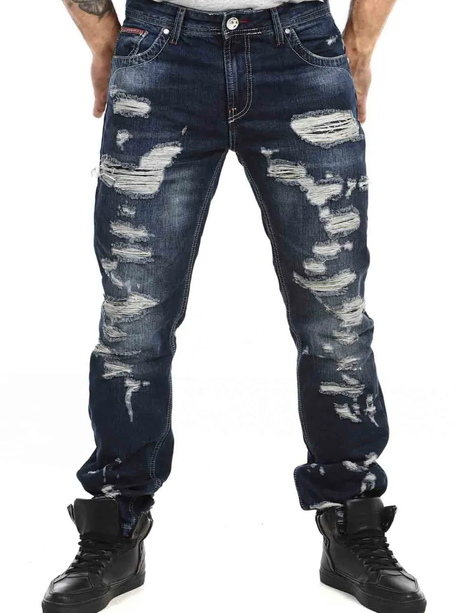 caspian_cipo__baxx_jeans__0.webp Caspian Jeans - Mørkeblå^Cipo & Baxx Sale