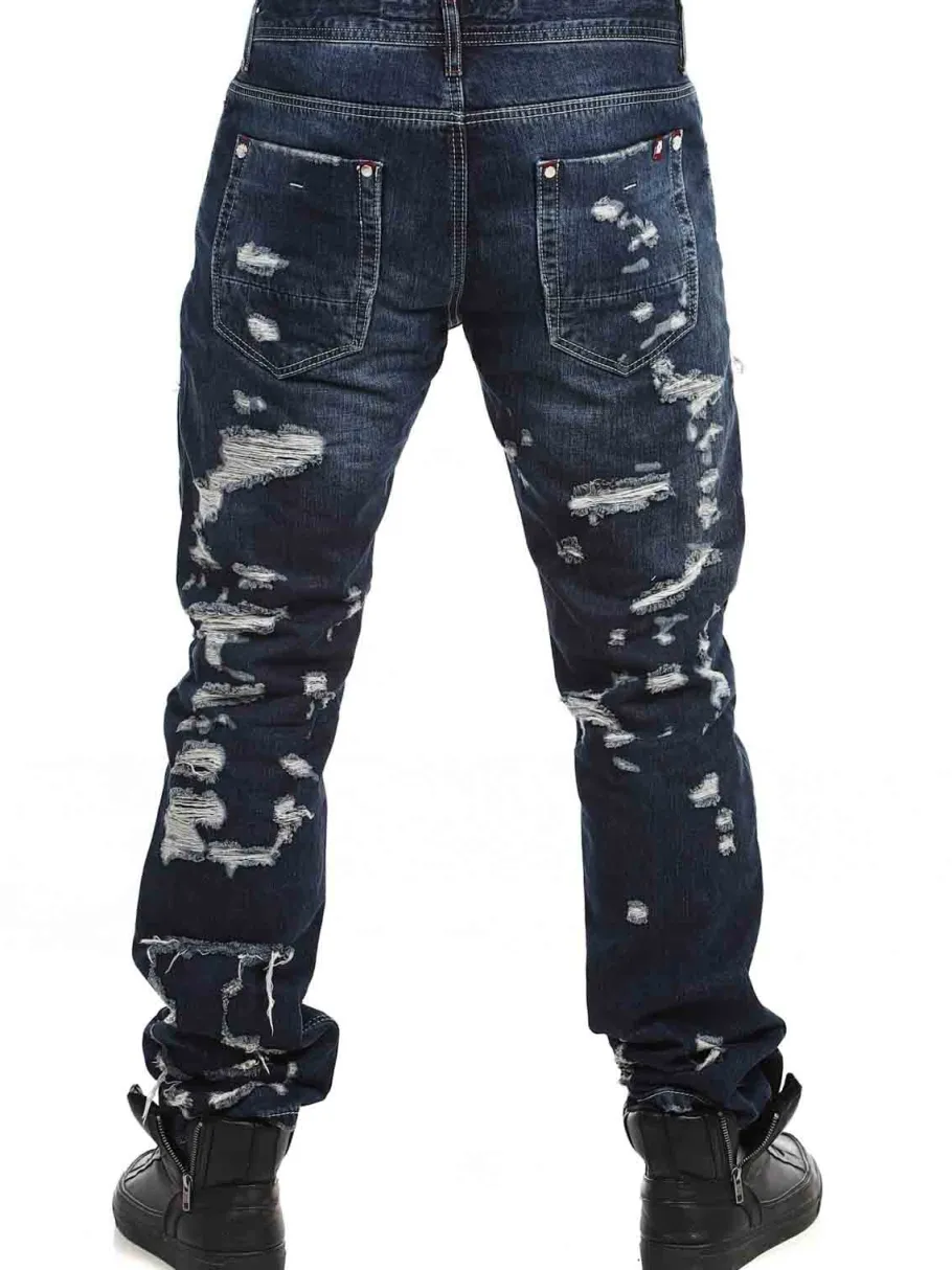 caspian_cipo__baxx_jeans__1.webp Caspian Jeans - Mørkeblå^Cipo & Baxx Sale
