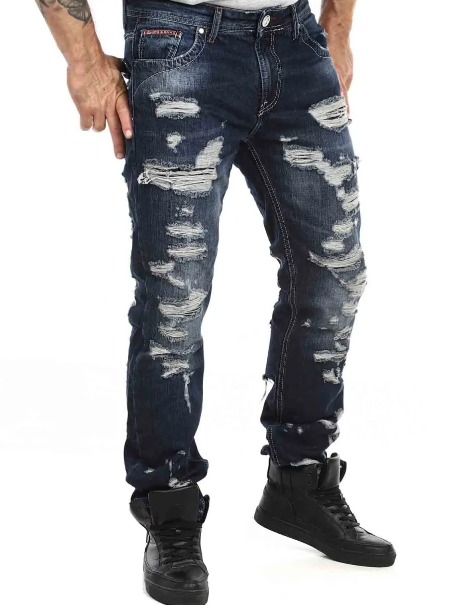 caspian_cipo__baxx_jeans__3.webp Caspian Jeans - Mørkeblå^Cipo & Baxx Sale