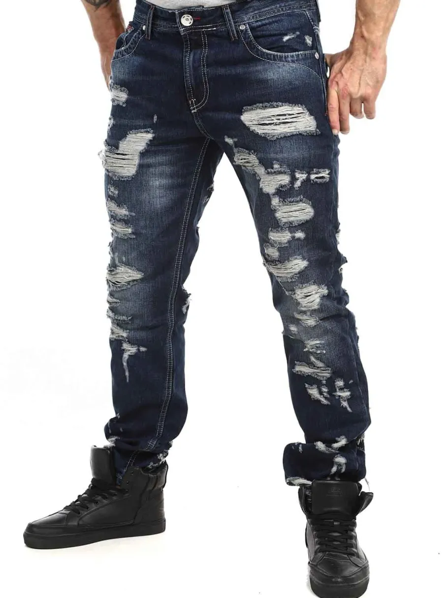 caspian_cipo__baxx_jeans__6.webp Caspian Jeans - Mørkeblå^Cipo & Baxx Sale