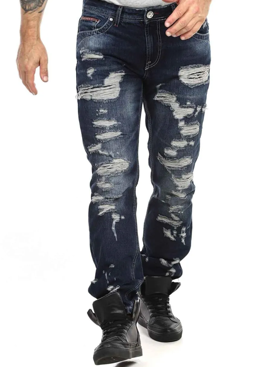 caspian_cipo__baxx_jeans__7.webp Caspian Jeans - Mørkeblå^Cipo & Baxx Sale