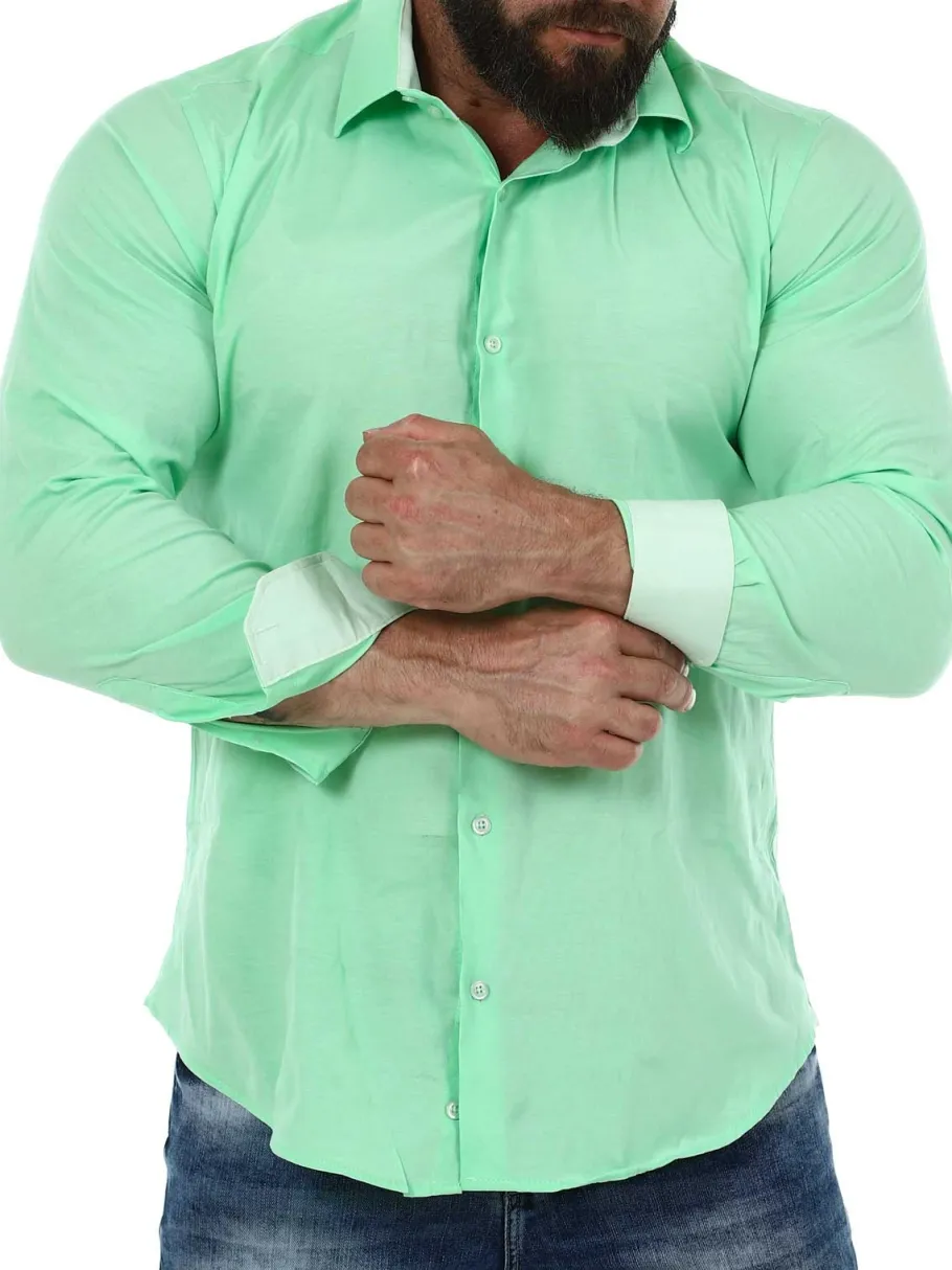 cassian_rusty_neal_skjort_0-3.webp Cassian Skjorte - Lime Grøn^Rusty Neal Online