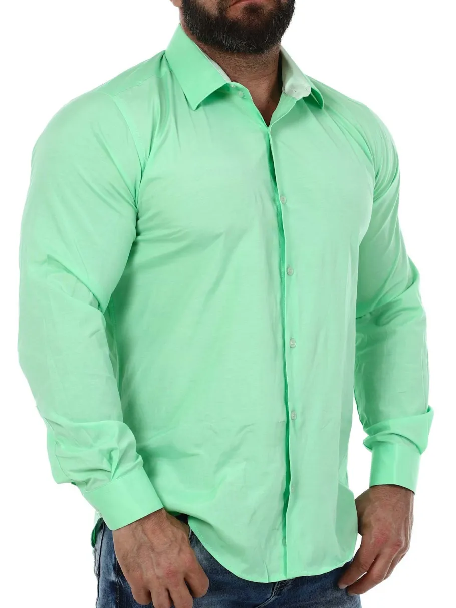 cassian_rusty_neal_skjort_2-3.webp Cassian Skjorte - Lime Grøn^Rusty Neal Online