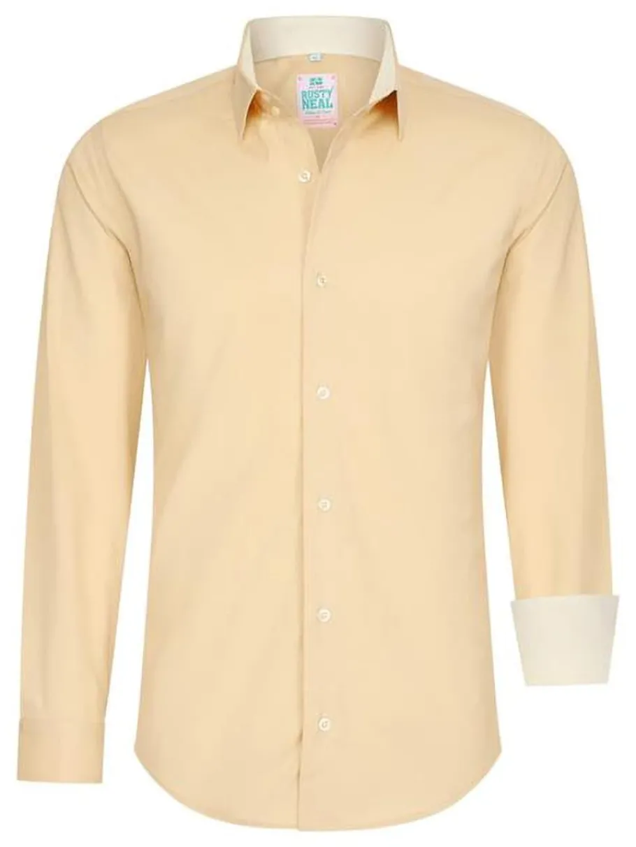 cassian_rusty_neal_skjort_2.webp Cassian Skjorte - Beige^Rusty Neal Outlet