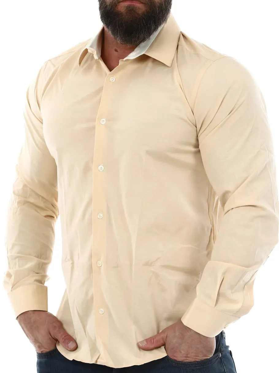cassian_rusty_neal_skjort_5.webp Cassian Skjorte - Beige^Rusty Neal Outlet