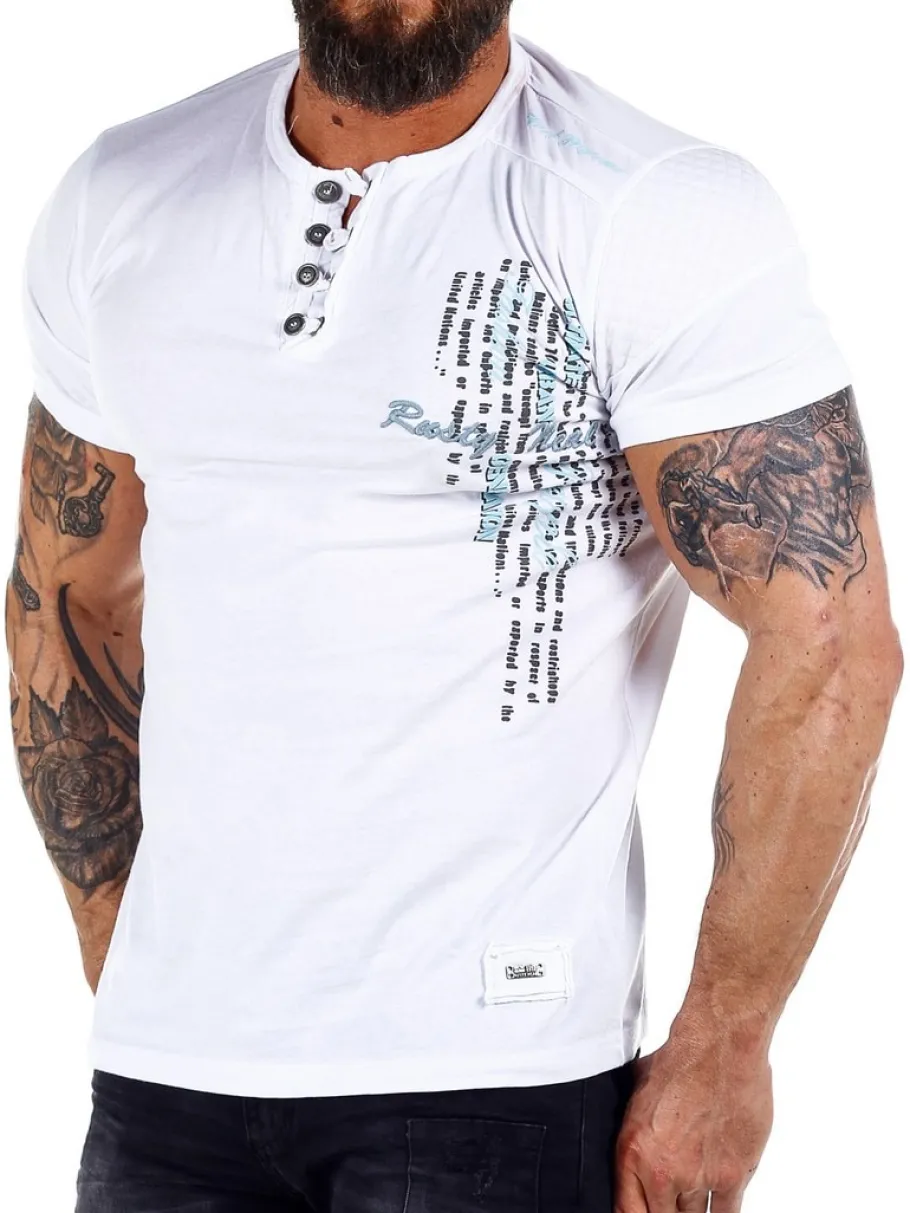 ceylon_tshirt__hvid_0.webp Ceylon T-shirt - Hvid^Rusty Neal Outlet