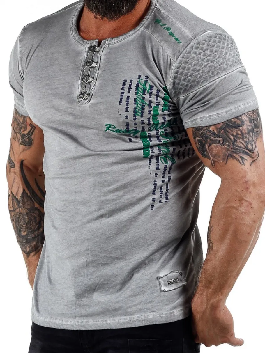 ceylon_tshirt__lysegr_0.webp Ceylon T-shirt - Lysegrå^Rusty Neal Fashion